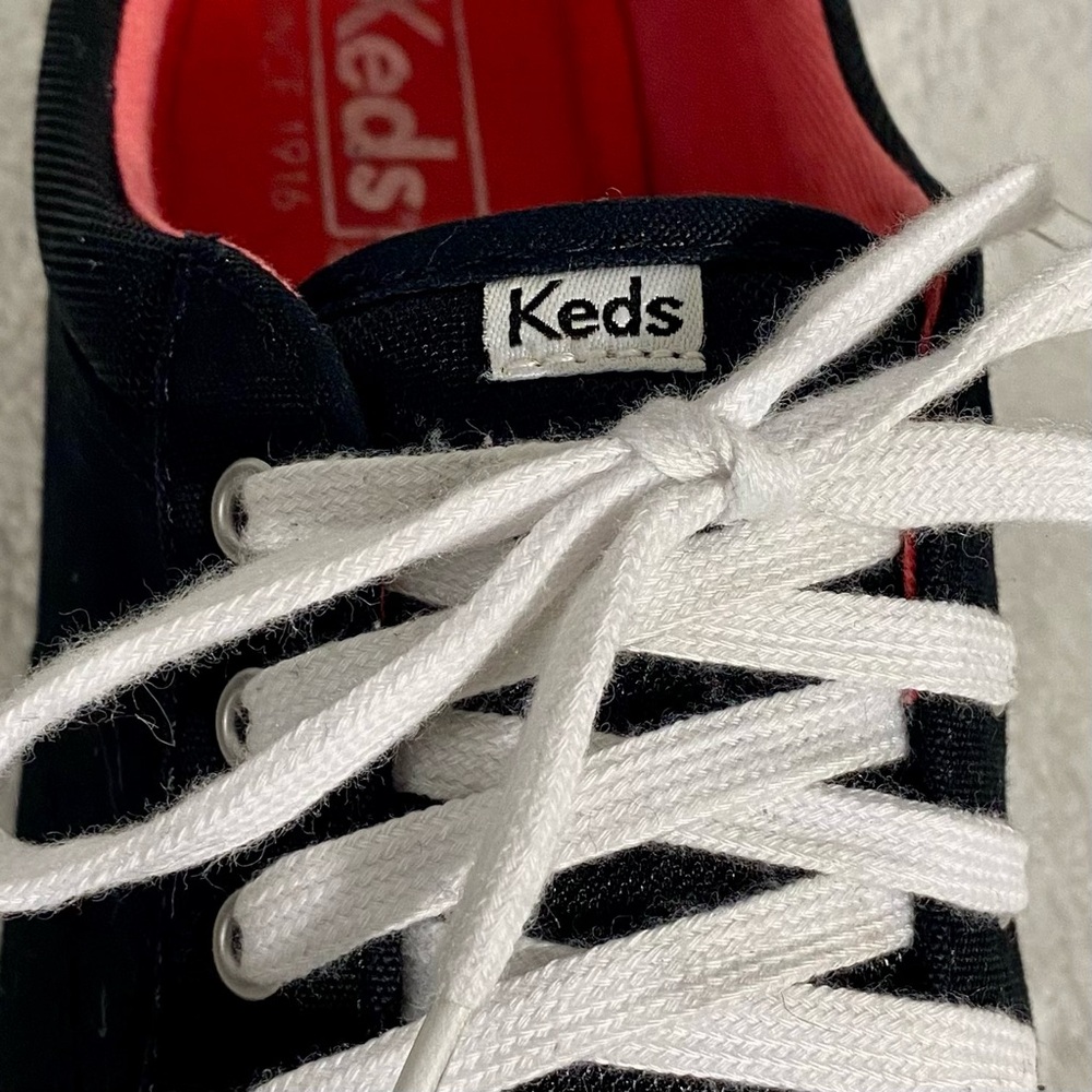Keds Vollie LTT Black Canvas Lace Up Sneakers Women’s Size 8 - Picture 12 of 12